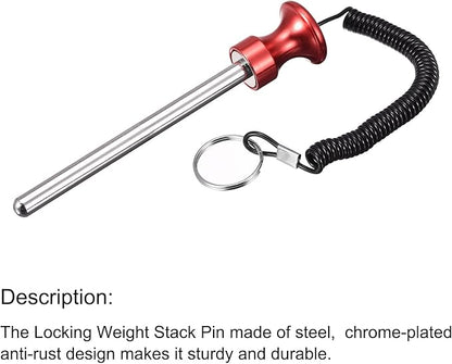 uxcell Weight Stack Pin with Pull Rope Magnetic Strength Training Equipment