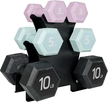 Dumbbell Sets - 5/10/15/20/25/36 lb Dumbbells Pair Hand Weights Set of 2 - Easy Grip - Arm Weights for Men and Women, Home Gym Exercise Equipment for Workouts Fitness Strength Training