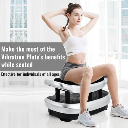 EILISON FITABS 3D Vibration Plate Exercise Machine - Oscillation, Pulsation + 3D Motion Vibration Platform | Whole Body Viberation Machine for Weight Loss, Shaping, Recovery, Toning, ABS