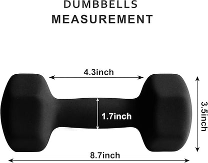 Balelinko Home Gym Equipment Workouts Strength Training Weight Loss Pilates Weights Yoga Sets Weights for Women, Men, Seniors and Youth