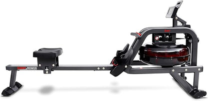 Sunny Health & Fitness Smart Water Rowing Machine 300 LB