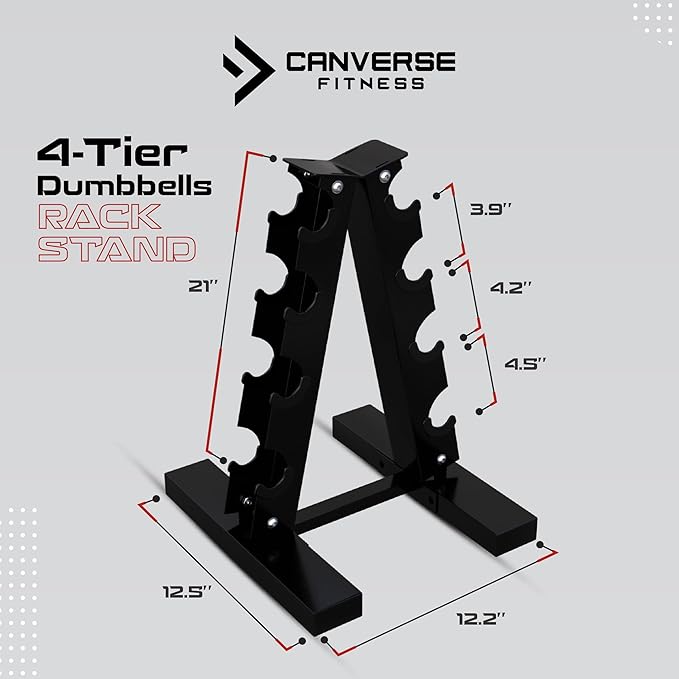 A-Frame Dumbbell Weight Rack storage Rack, Steel Dumbbell Holder, Dumbbell Stand & Weight Racks for Home Gym, (Rack ONLY)