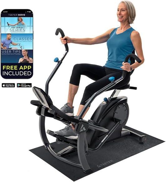 FreeStep LT3 Recumbent Cross Trainer Stepper-Zero-Impact Exercise w/Patented Physical Therapy Stride Technology, Whisper-Quiet, Free App w/Trainer-Led Workouts