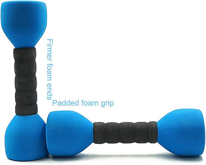 Aoneky Foam Covered Weights for Kids, Recommended for Boys Aged 3 to 6 Years Old, Children Safe Exercise Dumbbell Toy, 2 lbs