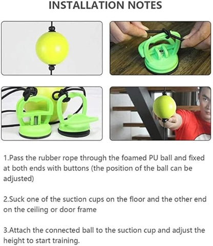 MMA Boxing Reflex Ball - Boxing Equipment Fight Speed, Boxing Gear Punching Ball Great for Reaction Speed and Hand Eye Coordination Training Reflex Bag Alternative