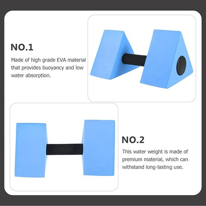 BESPORTBLE Triangle Water Aerobic Exercise Foam Dumbbells Water