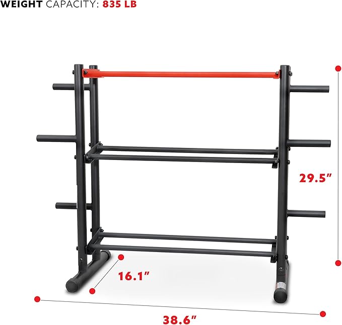 Sunny Health & Fitness Multi-Weight Storage Rack Stand - SF-XF921036