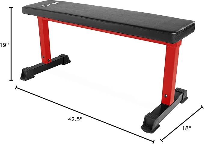 CAP Barbell Flat Weight Bench Color Series