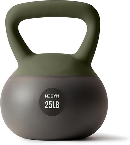 Soft Kettlebells with Cushioned Impact-Resistant Base and Anti-Slip, Wide-Grip Handle for Home Workouts, Weightlifting, and Personal Training