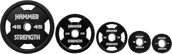 Hammer Strength 25Lb Round Urethane Olympic Plate