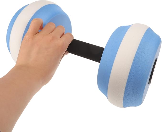 LIOOBO Aquatic Exercise Dumbells: Water Dumbbells Set, Water Exercise Foam Dumbbells, Water Fitness Dumbell for Pool Use