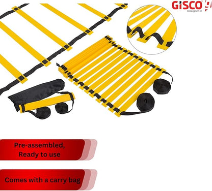 GISCO Agility Ladder Bag-20ft, 15 15 Rung,