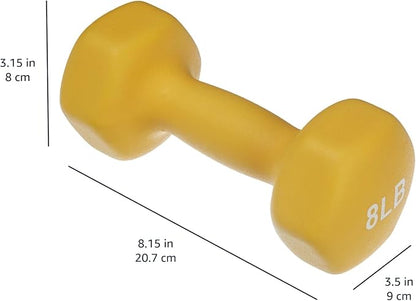 Amazon Basics Neoprene Dumbbell Hand Weights