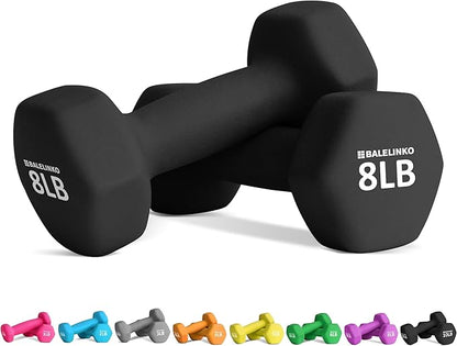 Balelinko Home Gym Equipment Workouts Strength Training Weight Loss Pilates Weights Yoga Sets Weights for Women, Men, Seniors and Youth