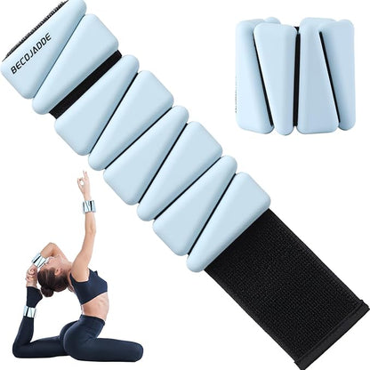 Wrist Ankle Weights Adjustable Training Intensity for Strength Training Walking Running Yoga Pilates Jogging for Women Men Set of 2