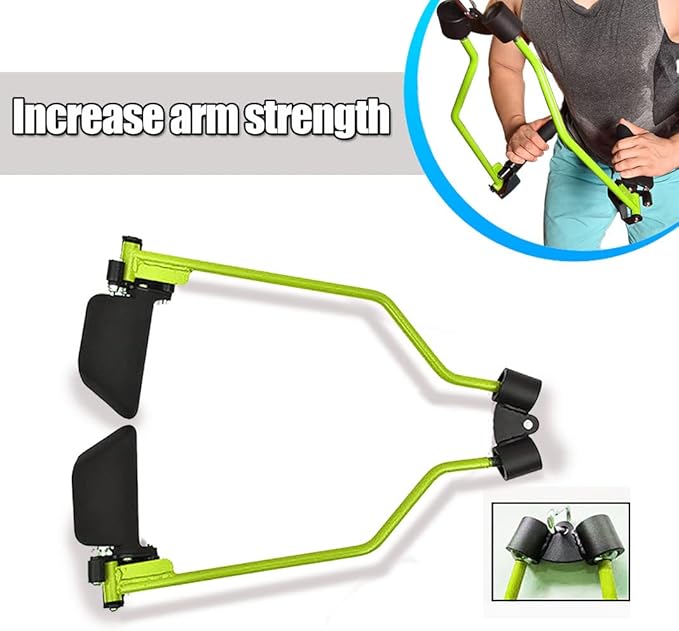 KORIKAHM Home Gym Fitness Spreader Bar, Multi-Grip Wide Lat Pull Down Bar, Neutral Grip Handle, Lat Pulldown Attachments Long Bar for Cable Pulley System Machine, T-bar Row Landmine Attachment