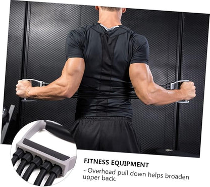 1pc Puller Workout Resistance Band Chest Arm Expander Workout Band Exercise Cords with Handles Chest Expander Fitness Gym Straps for Men Training Rope Latex Tube Sports Pulley Man