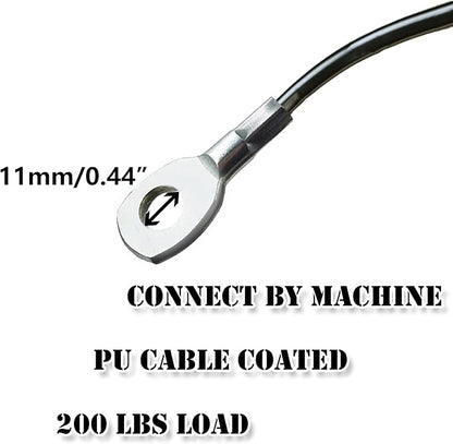 J Bryant Fitness Gym Replacement Cable Fitness Pulley Thick 5mm Heavy Duty Steel Wire Rope for Home Gym Cable Pulley Machine Accessories