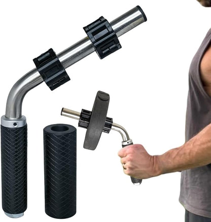 Arm Wrestling Forearm Hammer Lever, Dumbbell Bar Handle for Wrist Forearm Grip Strength Workouts, Arm Wrestling Training Equipment