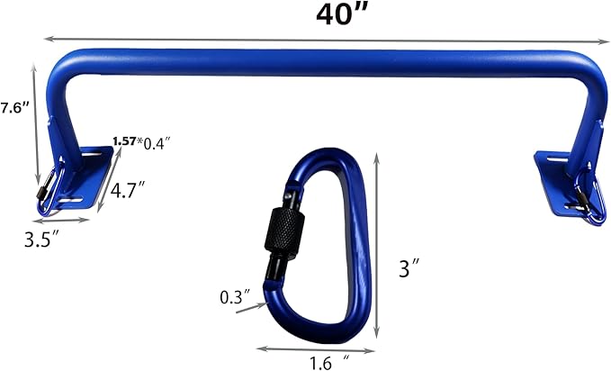 Pull-Up Bars.Door pull-up bar . Diameter 1.3 inches.Reinforced steel Max 520LBS upper body fitness workout bar. Door multi-grip. Home gym portable, versatile, indoor pull-up. Yoga on the door, swing on the door.Pull Up Bar for Doorway .