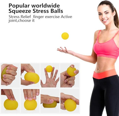 Hand Stress Relief Balls,Hand Exercise Balls Hand Therapy Balls Hand Squeeze Balls for Stress Relief, Arthritis Pain Relief