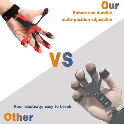 Grip Strength Trainer/Forearm Strengthener, 2PCS Upgraded Finger Strengthener, Hand Grip Strengthener, Finger Resistance Band for Wrist Physcial Rehabilitation/10 Resistance Levels