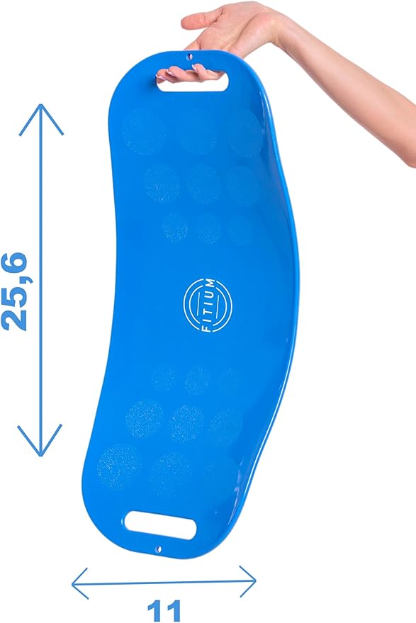 Balance Boards Yoga, Fitness Board, Workout Balance Board Sports, Twist Board for Workout, Gym Sports, Balancing Exercises, Dancers, Stability Training Twisting, Exercise Abs Arms Legs,Blue