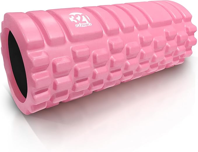 321 STRONG Foam Roller - Medium Density Deep Tissue Massager for Muscle Massage and Myofascial Trigger Point Release, with 4K eBook