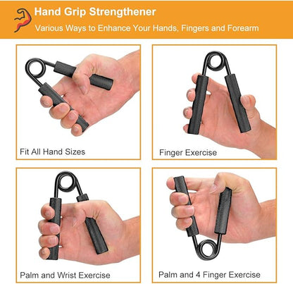 Hand Grip Strengthener,3 Pack (150,200,250lbs) Grip Strength Trainer Forearm Strengthener Hand Strengthener for Home Gym & Office