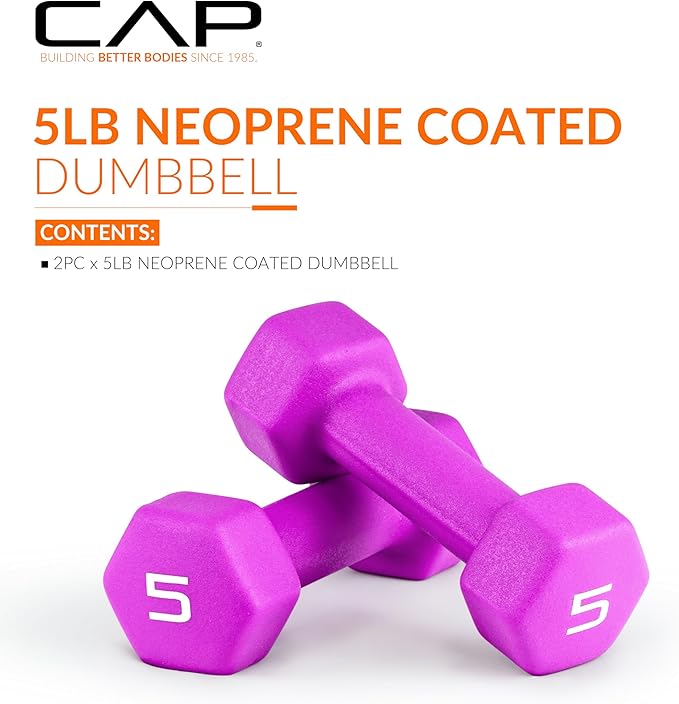 CAP Neoprene Coated Dumbbell Weights | Multiple options