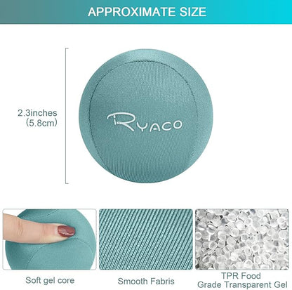 Ryaco Stress Balls for Adults & Kids, Squeeze Balls for Hand Therapy, Relief Anxiety Stress Ball, Physical Therapy Fidget Stress Ball, Hand Exercise Ball for Grip Strength, Tri-Density Stress Balls