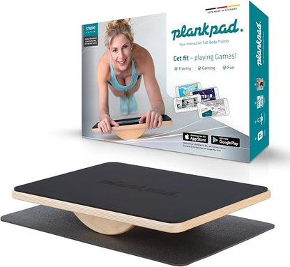 Plankpad STUDIO - Full Body Fitness and Ab-Trainer with Training App for iOS and Android - Interactive Balance Board Made in Germany