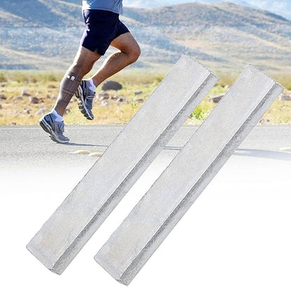 Stainless Steel Bars 2Pcs, 3.8 * 0.7'' Steel Rectangular Weights for Weighted Vest Weight-Bearing Training Toysandgames Strength Training