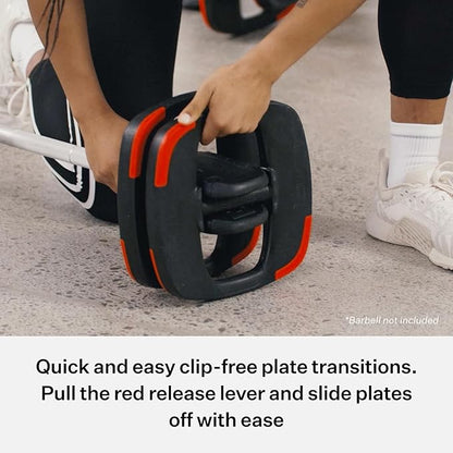 Les Mills™ Dual Purpose 2.2 lbs Ergonomic Free Weights for at Home Workout Equipment, Workout Weights Plates, Hand Weights for Total Body Workouts