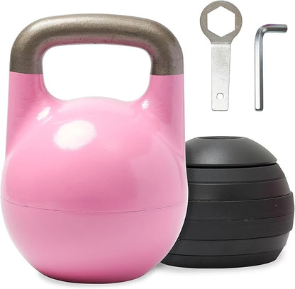 Kettlebell Kings Powder Coated Kettlebell Weights 4-48 KG | Hand weights Workout Gym Equipment & Strength training sets for Women & Men | Weights set for Home Gym- New