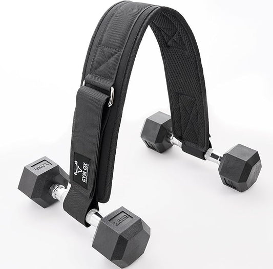 Exercise Hip Thrust Belt for Dumbbells Heavy,Hip Thruster, Dumbbell Hip Thrust Belt for Weights Hip Thrust Bar,Booty Belt for Hip Thrust