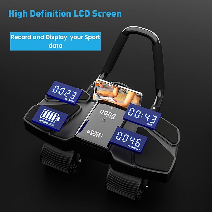 2024 New Roller High-Performance Exercise Machine with Automatic Rebound