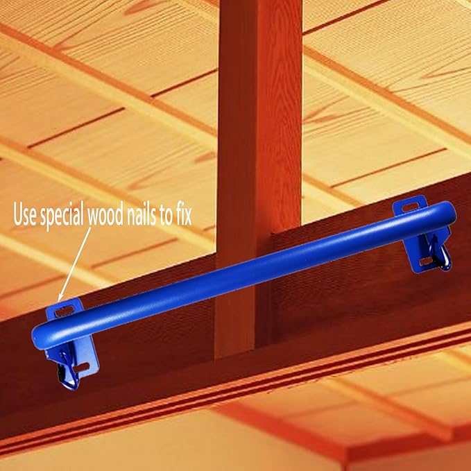 Pull-Up Bars.Door pull-up bar . Diameter 1.3 inches.Reinforced steel Max 520LBS upper body fitness workout bar. Door multi-grip. Home gym portable, versatile, indoor pull-up. Yoga on the door, swing on the door.Pull Up Bar for Doorway .