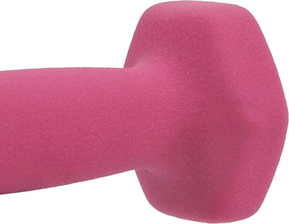 Sunny Health & Fitness Neoprene Coated Hex Shaped Dumbbell Non-Slip Fitness Weights for Home Gym Exercise, Full Body Workout Strength Building, Weight Loss, Sold in Pairs - Sizes - 2LB, 5LB, 8LB, 10LB