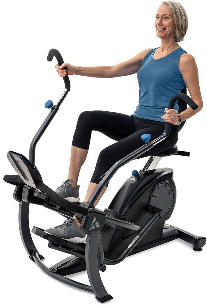 FreeStep LT3 Recumbent Cross Trainer Stepper-Zero-Impact Exercise w/Patented Physical Therapy Stride Technology, Whisper-Quiet, Free App w/Trainer-Led Workouts