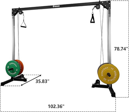 Signature Fitness Cable Crossover Machine for Weight Lifting