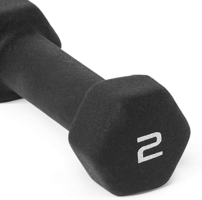 CAP Barbell Black Neoprene Coated Dumbbell Weights | Single