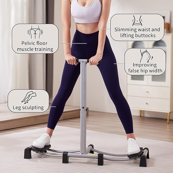 Leikefitness Leg Machine Slim Body Female Pelvic Floor Muscle Fitness Equipment Muscle Repair Strengthening Training for Home Fitness