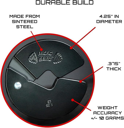 Micro Gainz Dumbbell Fractional 1.25lb Weight Plate 4 Piece