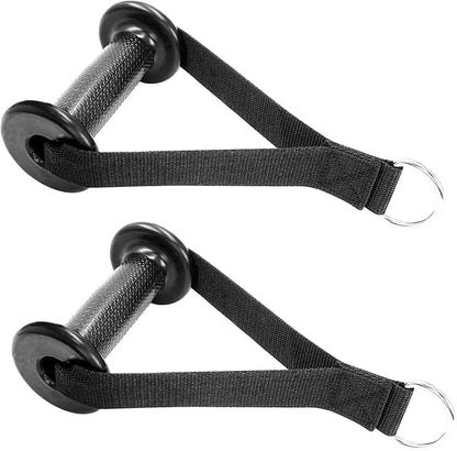 Luwint Excercise Handles, Heavy Duty Cable Machine Attachments Resistant Band Handles Gym Equipment Accessories, 1 Pair