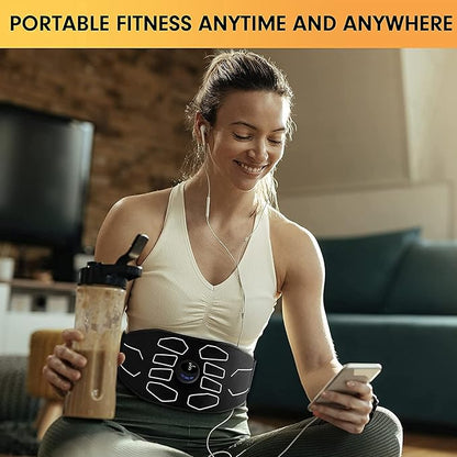 MarCoolTrip MZ ABS Stimulator, Ab Machine, Abdominal Toning Belt Muscle Toner Fitness Training Gear Ab Trainer Equipment for Home MZ-7