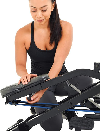 Exerpeutic TUG-N-Tight Squat Leverage Rowing Machine with MyCloudFitness App