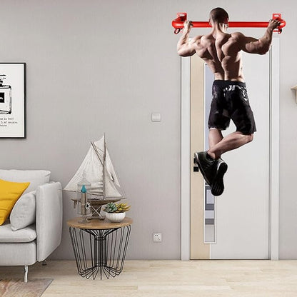 Pull-Up Bars.Door pull-up bar . Diameter 1.3 inches.Reinforced steel Max 520LBS upper body fitness workout bar. Door multi-grip. Home gym portable, versatile, indoor pull-up. Yoga on the door, swing on the door.Pull Up Bar for Doorway .