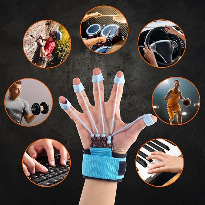 Finger Strengthener Stroke Recovery Physical Therapy Equipment Stretcher Hand Strengthener Hand Workout Extension Exerciser Hand Grip Trainer