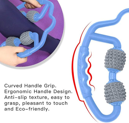 Muscle Roller, Trigger Point Muscle Roller for Calves, Leg, Arms, Tennis Elbow, Foam Roller Deep Massage Tool for Relieve Muscle Soreness, Stiffness